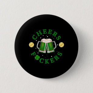 Badge Rond 5 Cm Bonne chance Ers drôle St Patricks Day boire irlan
