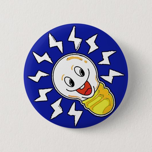 Badge Rond 5 Cm Bonne idée (Devant)