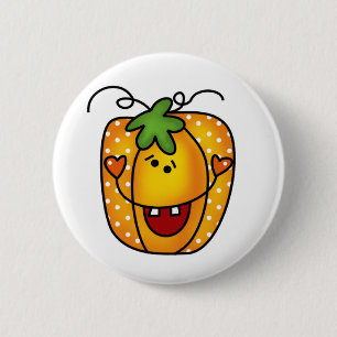 Badge Rond 5 Cm Bonne Jack-o'-lantern