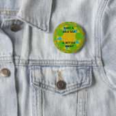 Badge Rond 5 Cm Bonne journée (En situation)