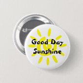Badge Rond 5 Cm Bonne journée Sunshine Cuisine (Devant & derrière)