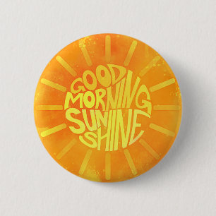Badge Rond 5 Cm Bonne nuit, Sunshine !