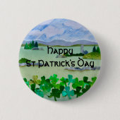 Badge Rond 5 Cm Bonne Saint Patrick's Day (Devant)