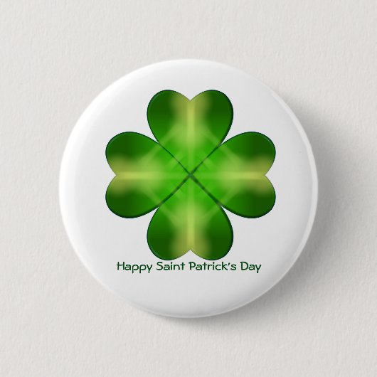Badge Rond 5 Cm Bonne Saint Patrick's Day (Devant)