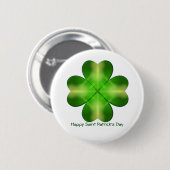 Badge Rond 5 Cm Bonne Saint Patrick's Day (Devant & derrière)