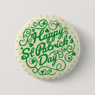 Badge Rond 5 Cm Bonne Saint Patrick's Day