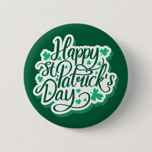 Badge Rond 5 Cm Bonne Saint Patrick's Day