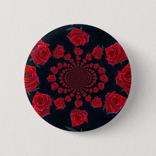 Badge Rond 5 Cm Bonne Valentine (Devant)