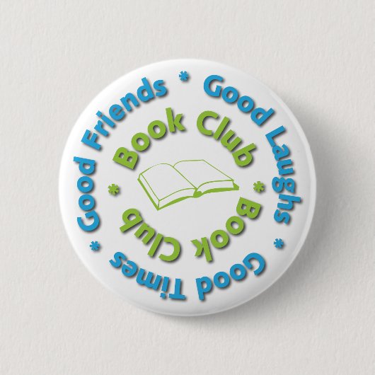 Badge Rond 5 Cm bons amis de club de lecture (Devant)