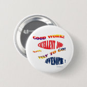 BADGE ROND 5 CM BONS BOUTONS DU TRAVAIL (Devant & derrière)