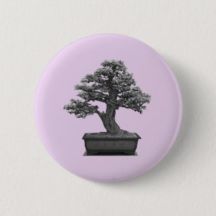 Badge Rond 5 Cm bonsaï