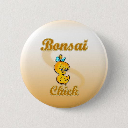 Badge Rond 5 Cm Bonsai Chick (Devant)