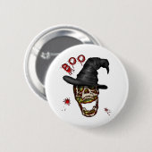 Badge Rond 5 Cm Boo (Devant & derrière)