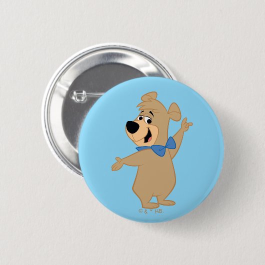 Badge Rond 5 Cm Boo Boo Bear Armoiries Large (Devant & derrière)