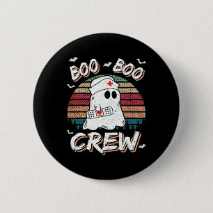 Badge Rond 5 Cm Boo Boo Crew Funny Ghost Ems Emt Parade Nurse H