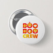 Badge Rond 5 Cm Boo Boo Crew T-Shirt surdimensionné (Devant & derrière)