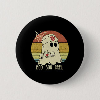 Badge Rond 5 Cm Boo Boo Infirmière D'Équipage Infirmière D'Hallowe