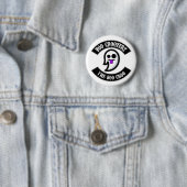 Badge Rond 5 Cm Boo Croozerz - Bouton Boo Croo (En situation)