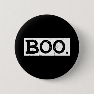 Badge Rond 5 Cm Boo détresse rétro fantôme halloween esthétique