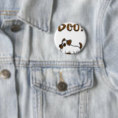 Badge Rond 5 Cm Boo Halloween (En situation)