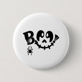 Badge Rond 5 Cm Boo - Halloween design (Devant)