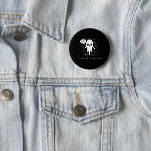 Badge Rond 5 Cm Boo ! Je suis dans la chaîne de blocs - Funny Cryp