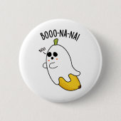 Badge Rond 5 Cm Boo-nana Funny Ghost Banana Pun (Devant)