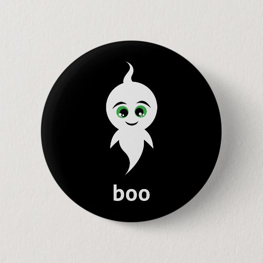 Badge Rond 5 Cm Boo the Ghost (Devant)