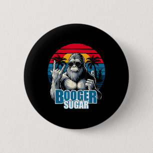 Badge Rond 5 Cm Booger Sucre Sasquatch Funny Gorilla Bigfoot