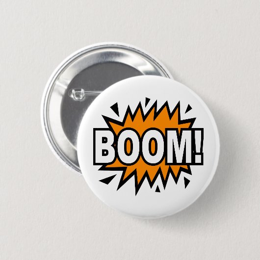 Badge Rond 5 Cm Boom (Devant & derrière)