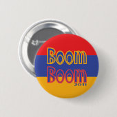 Badge Rond 5 Cm Boom Boom (Devant & derrière)