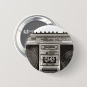 Badge Rond 5 Cm Boombox (Devant & derrière)