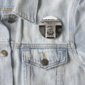 Badge Rond 5 Cm Boombox (En situation)
