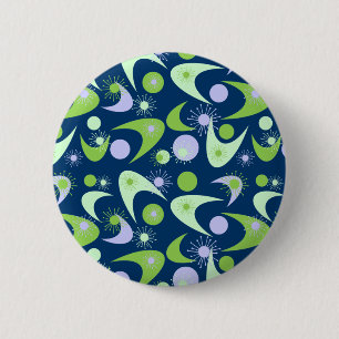 Badge Rond 5 Cm Boomerangs rétro