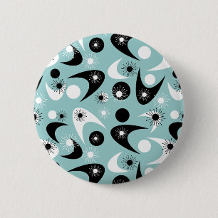 Badge Rond 5 Cm Boomerangs rétro