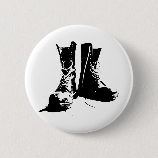 Badge Rond 5 Cm Boots de l'armée (Devant)