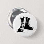 Badge Rond 5 Cm Boots de l'armée (Devant & derrière)