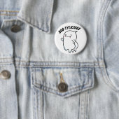 Badge Rond 5 Cm Bootylicious Funny Ghost Pun (En situation)