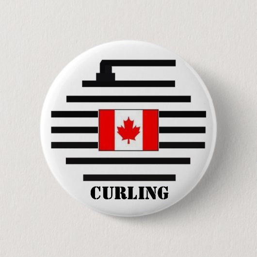 Badge Rond 5 Cm Bordage du Canada (Devant)