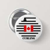 Badge Rond 5 Cm Bordage du Canada (Devant & derrière)