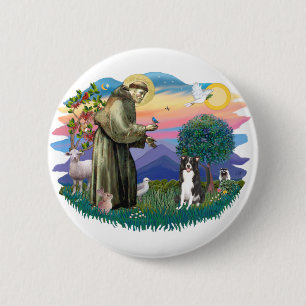 Badge Rond 5 Cm Border Collie