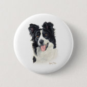 Badge Rond 5 Cm Border collie (Devant)