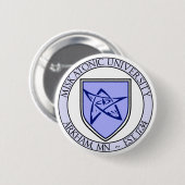 Badge Rond 5 Cm Borne 2" d'université de Miskatonic (Devant & derrière)