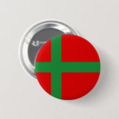 Badge Rond 5 Cm Bornholm, Danemark (Devant & derrière)
