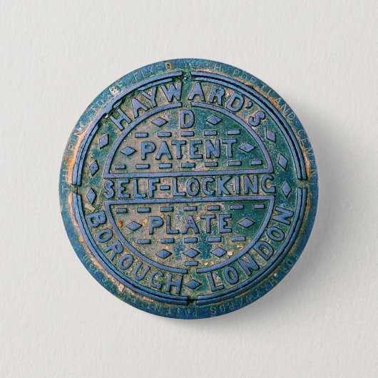 Badge Rond 5 Cm Borough of London Utility Couverture Pin (Devant)