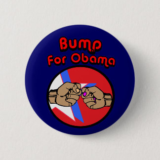 Badge Rond 5 Cm Bosse pour Obama