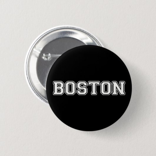Badge Rond 5 Cm Boston (Devant & derrière)