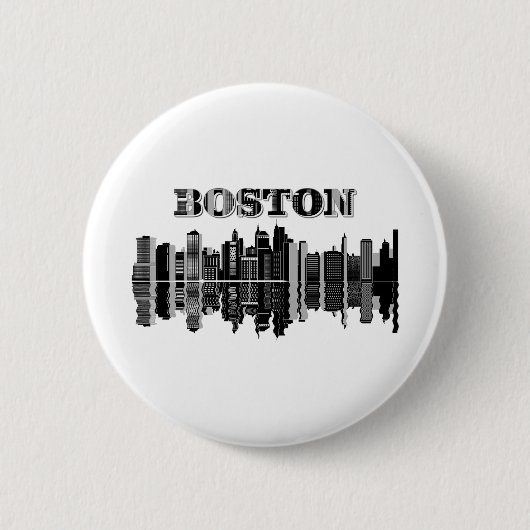 Badge Rond 5 Cm Boston (Devant)