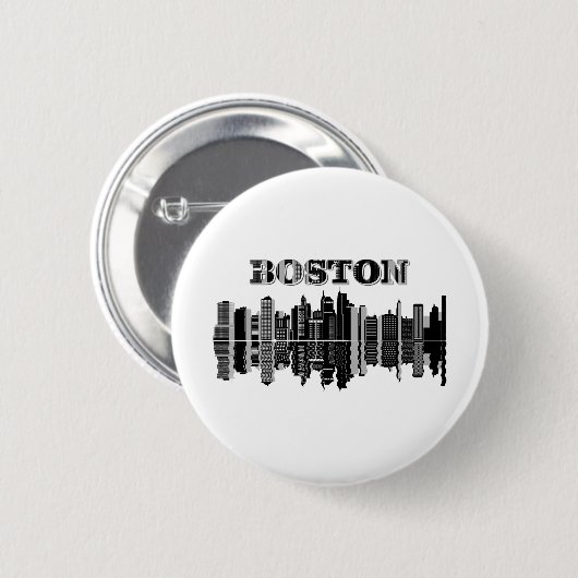 Badge Rond 5 Cm Boston (Devant & derrière)