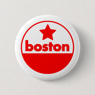 Badge Rond 5 Cm Boston